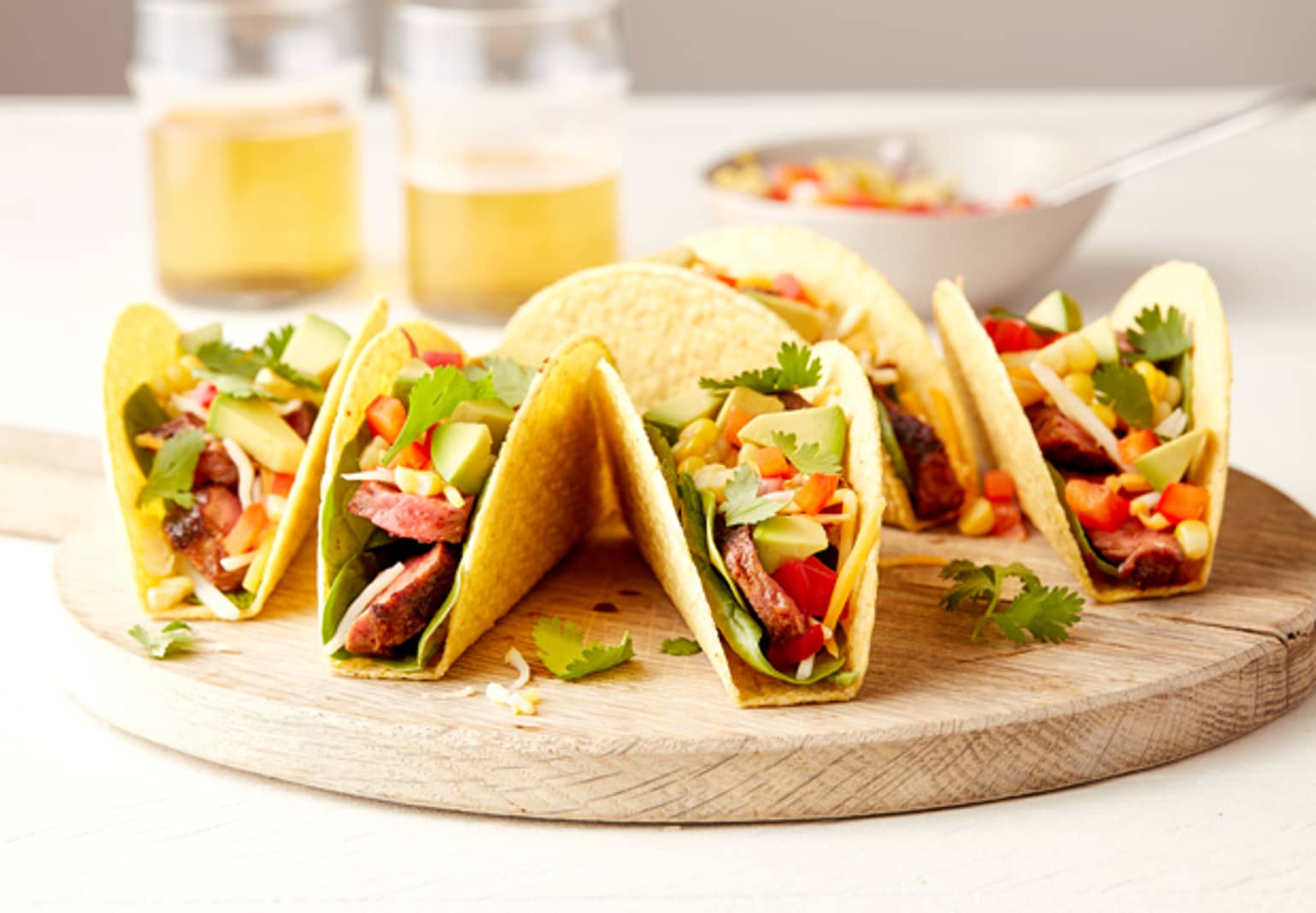 Grilled Steak Tacos with Corn Salsa
